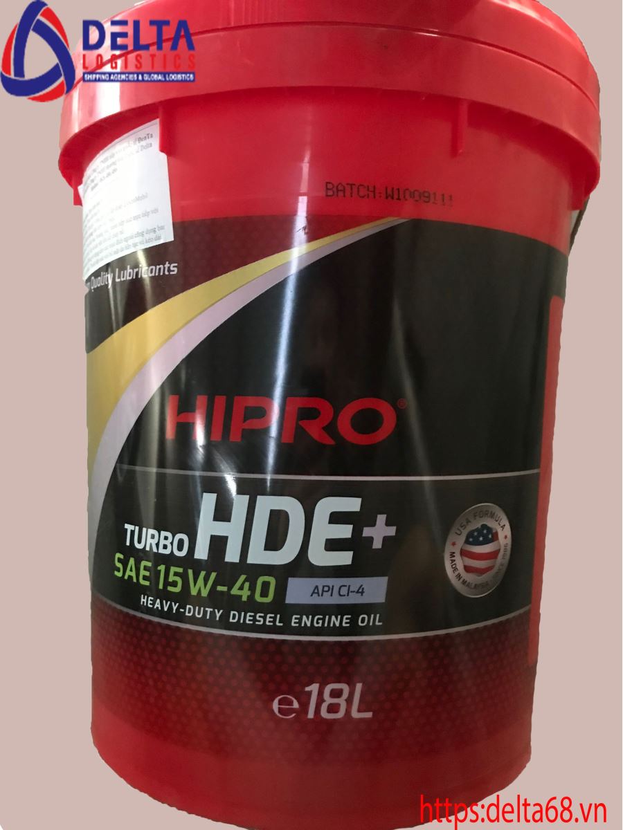 Dầu nhớt HIPRO turbo HDE SAE 15W-40 & 20W-50 CF / SF