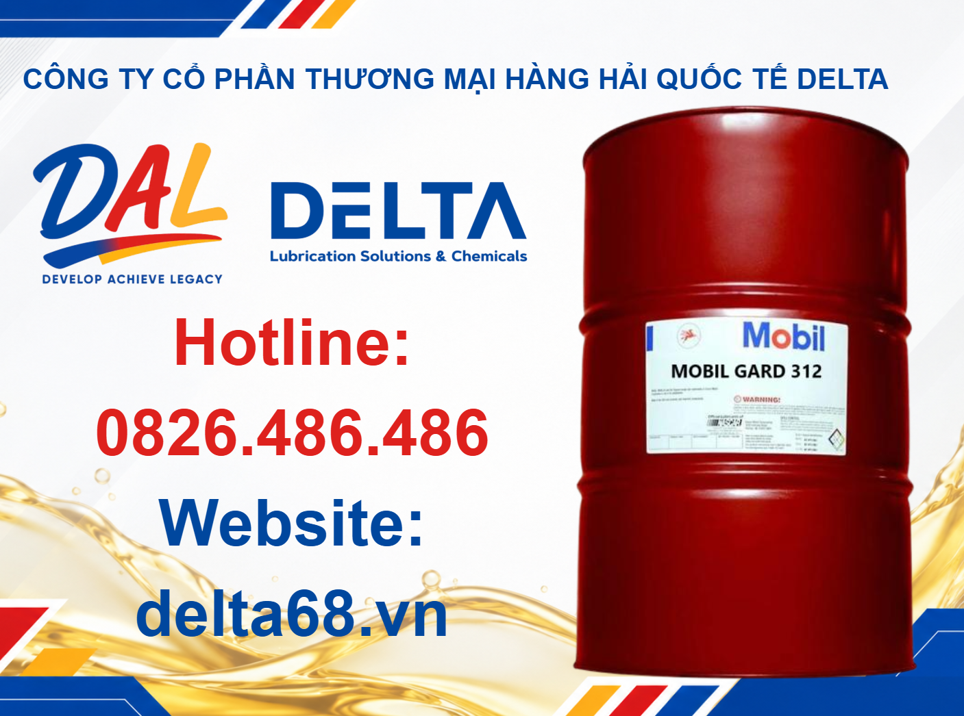 Dầu động cơ Diesel Mobilgard 312 tại Hải Phòng
