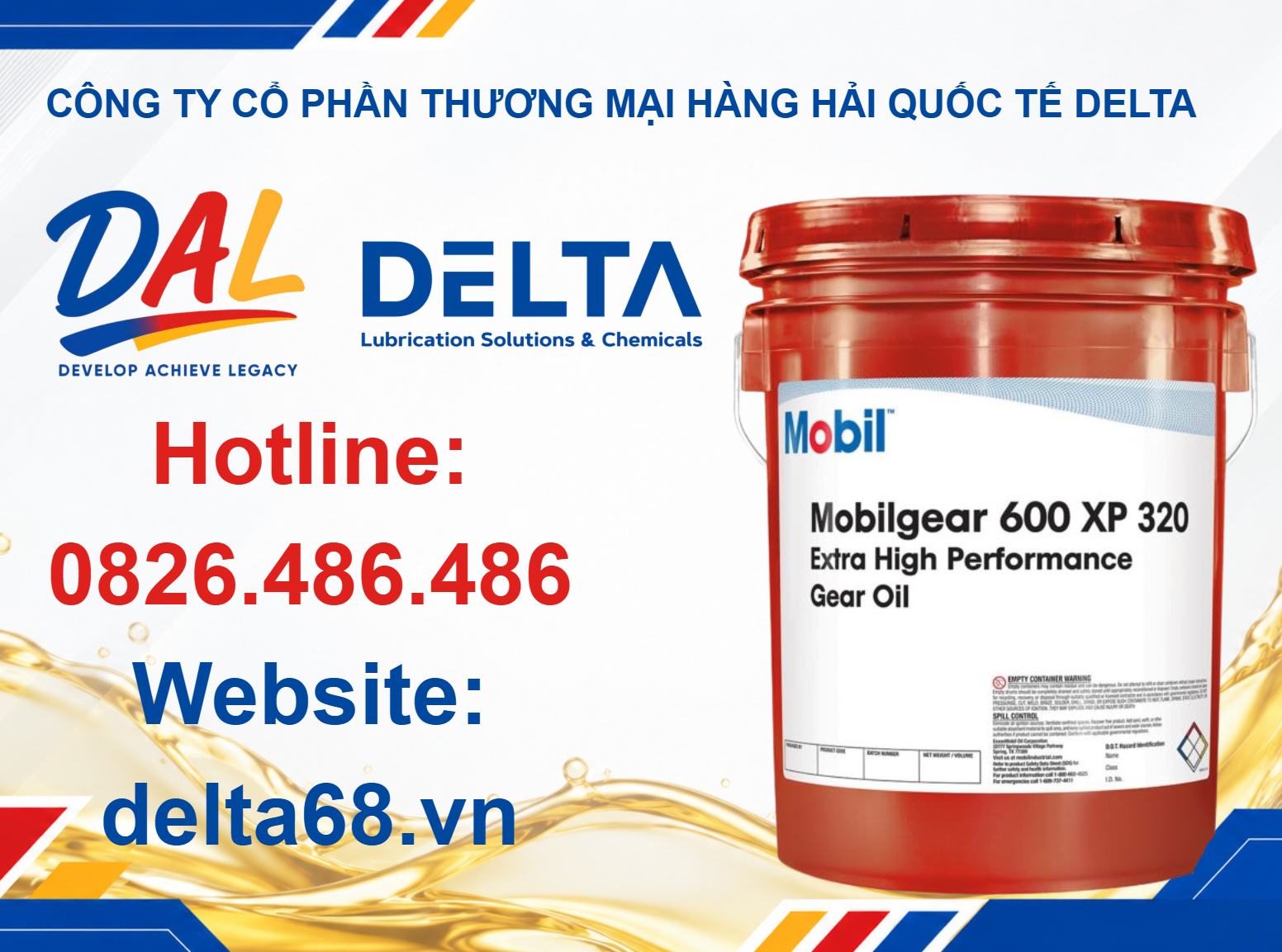 DẦU BÁNH RĂNG MOBILGEAR 600XP 320    Tại Hải Phòng