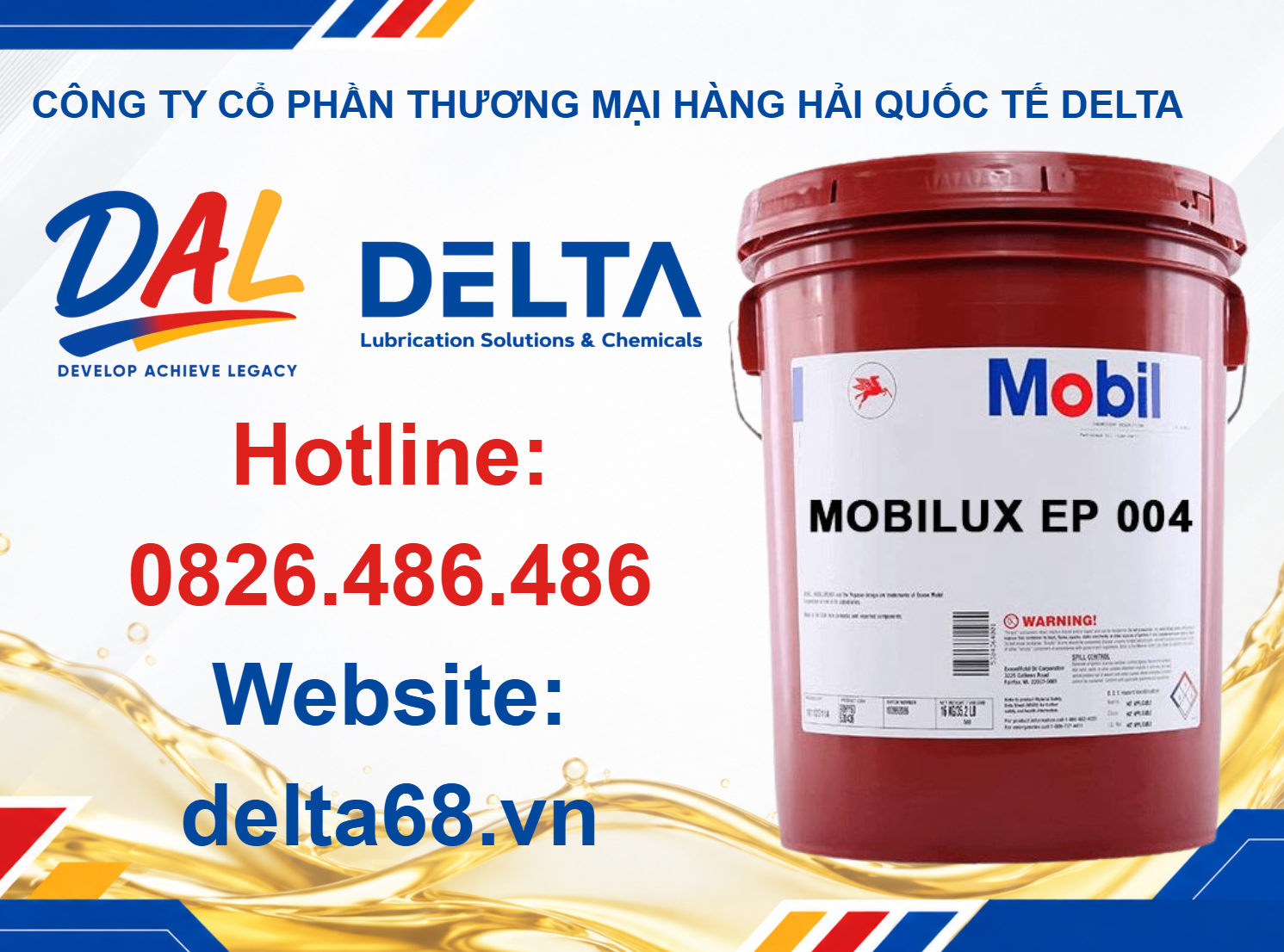Mỡ Mobilux EP004 tại Hải Phòng